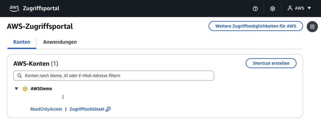 AWS Identity Center Login
