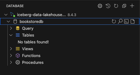 MySQL bookstoredb